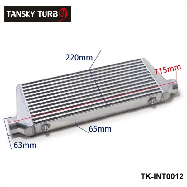 TANSKY - 550x230x65mm UNIVERSAL FRONT MOUNT TURBO INTERCOOLER For Honda Civic Nissan Toyota TK-INT0012