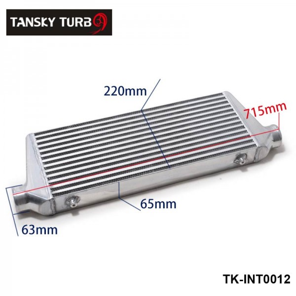 TANSKY  550x230x65mm Universal Front Mount Turbo Intercooler For Honda Civic Nissan Toyota TK-INT0012
