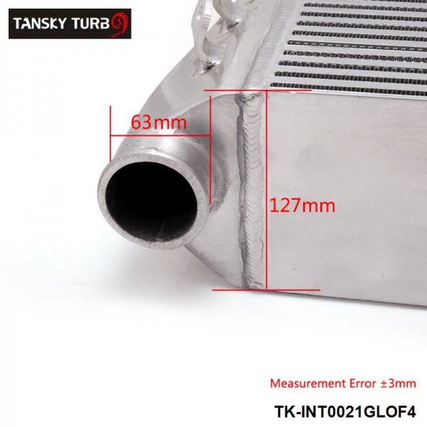 TANSKY Aluminum Bolt On Side Mount Intercooler For Volkswagen 02-05 Jetta Golf 1.8T TK-INT0021GLOF4