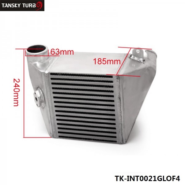 TANSKY Aluminum Bolt On Side Mount Intercooler For Volkswagen 02-05 Jetta Golf 1.8T TK-INT0021GLOF4