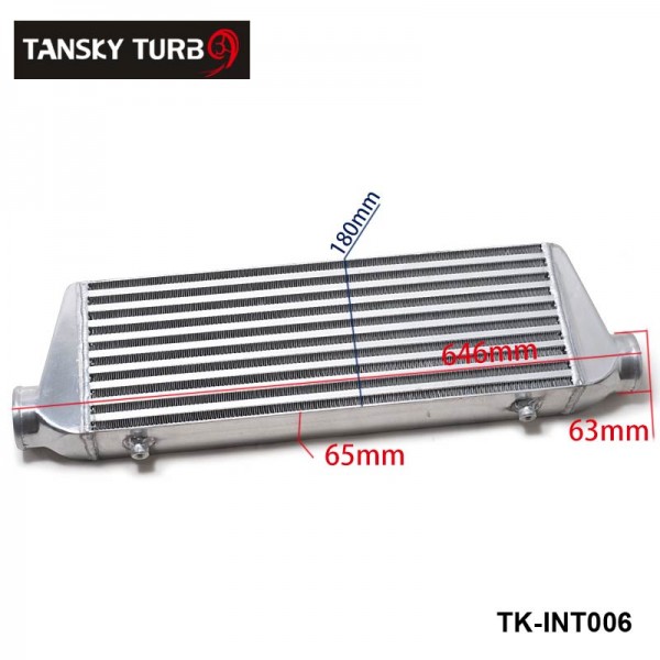 TANSKY 500x180x65mm Universal Front Mount Turbo Intercooler For Honda Civic Nissan Toyota TK-INT006