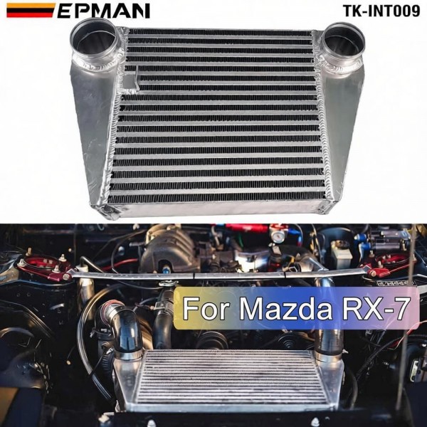 TANSKY Aluminum Intercooler Outlet 2.75" For Mazda RX-7 13B ROTARY RX7 S4 FC3S FC V-Mount Cooling System TK-INT009
