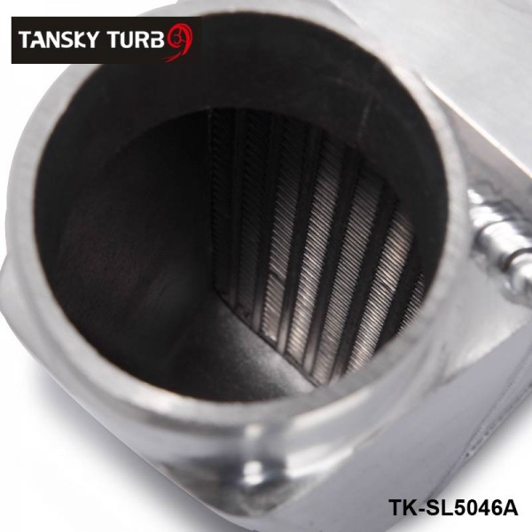 TANSKY -Universal Aluminum Bar & Plate Front Mount Water-To-Air Intercooler Inlet/Oulet 3.5" Core: 250 X 220 X 115mm TK-SL5046A
