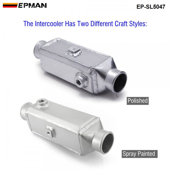 Tansky-Universal Light Weight Aluminum Bar and Plate Turbo Front-Mount Water to Air Intercooler EP-SL5047