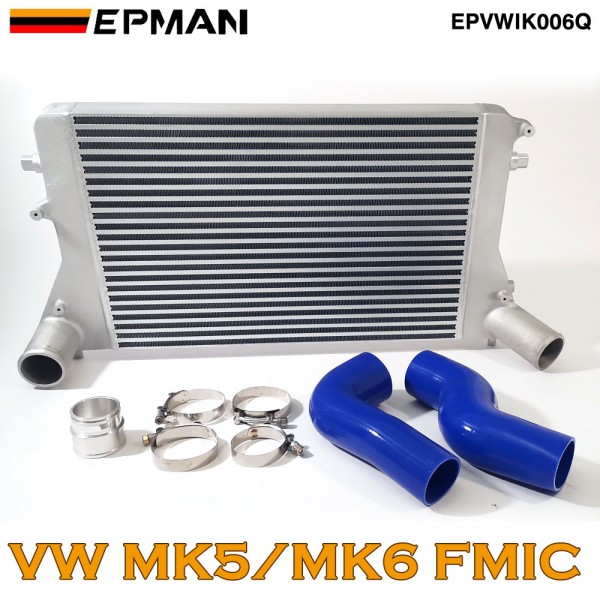 EPMAN Front Mount Intercooler Kit For VW GTI Jetta MK5 MK6 FMIC Inter Cooler For Audi A3 FSI TSI 2.0T Gen2 06-10 EPMAN Front Mount Intercooler Kit For VW GTI Jetta MK5 MK6 FMIC Inter Cooler For Audi A3 FSI TSI 2.0T Gen2 06-10