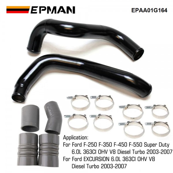 EPMAN Powerstroke Super Duty Turbo Intercooler Pipe For Ford F250 F350 F450 F550 03-07 6.0L Diesel EPAA01G164 EPMAN Powerstroke Super Duty Turbo Intercooler Pipe For Ford F250 F350 F450 F550 03-07 6.0L Diesel EPAA01G164