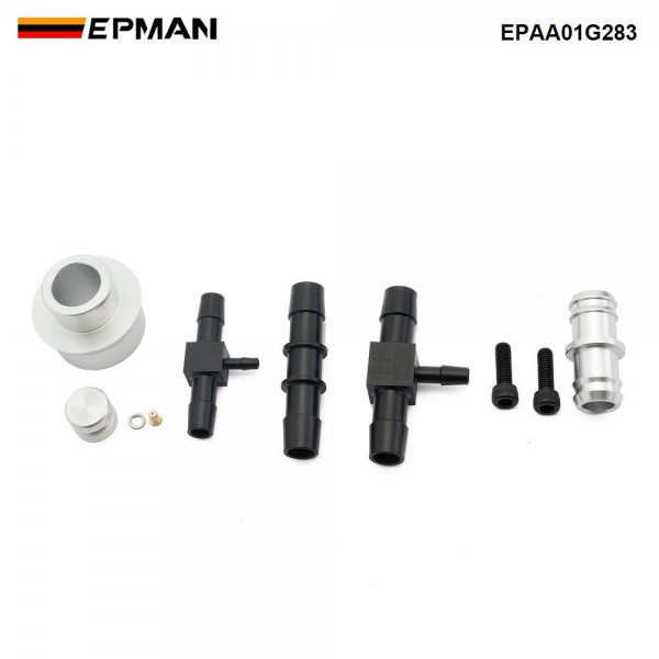 EPMAN 3.0" Turbo Inlet Hose Kit for Subaru WRX 2022-2025 CNC Billet Aluminum Flange + Silicone Pipe EPAA01G283