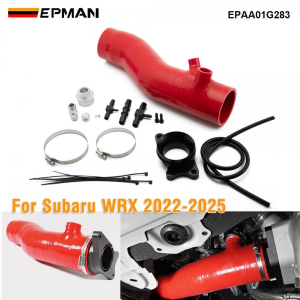 EPMAN 3.0" Turbo Inlet Hose Kit for Subaru WRX 2022-2025 CNC Billet Aluminum Flange + Silicone Pipe EPAA01G283 EPMAN 3.0" Turbo Inlet Hose Kit for Subaru WRX 2022-2025 CNC Billet Aluminum Flange + Silicone Pipe EPAA01G283