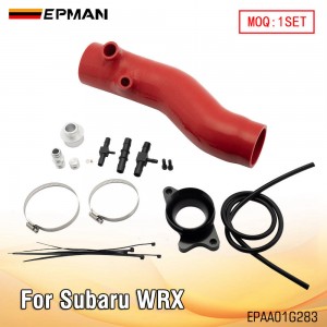 EPMAN 3.0" Turbo Inlet Hose Kit for Subaru WRX 2022-2025 CNC Billet Aluminum Flange + Silicone Pipe EPAA01G283