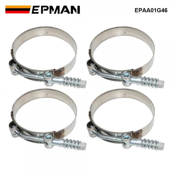 EPMAN Black Hot Side Intercooler Billet Aluminum Pipe Boot Kit W Silicon hose and Clamp For Ford 6.7L Powerstroke Diesel 11-16 EPAA01G46