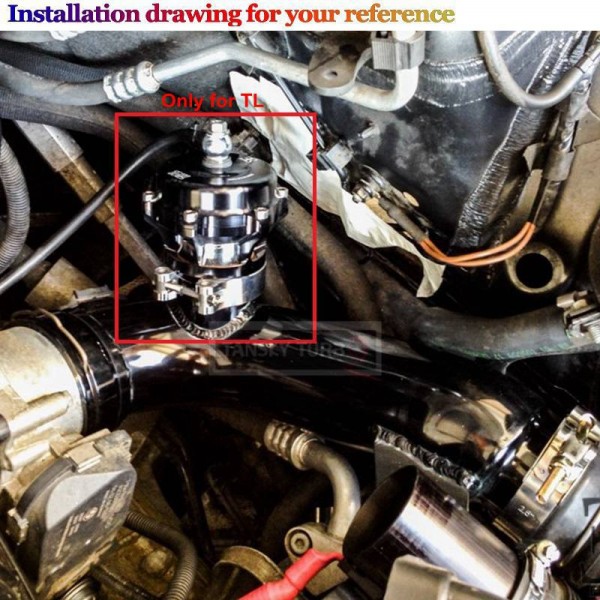 TANSKY - Black Intake Charge pipe Aluminum OEM Replacement For BMW 335i xi E82 E90 E92 E92 E93 E91 E88 TK-BWTK001P TANSKY - Black Intake Charge pipe Aluminum OEM Replacement For BMW 335i xi E82 E90 E92 E92 E93 E91 E88 TK-BWTK001P