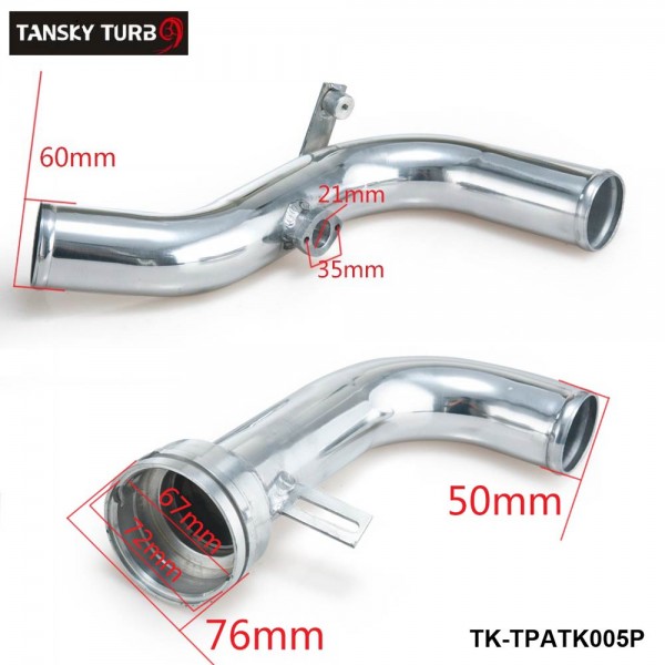 TANSKY - For Volkswagen VW Golf GTI MK5/MK6 2.0T Turbo Piping Kits/Aluminium Boost Pipe TK-TPATK005P TANSKY - For Volkswagen VW Golf GTI MK5/MK6 2.0T Turbo Piping Kits/Aluminium Boost Pipe TK-TPATK005P
