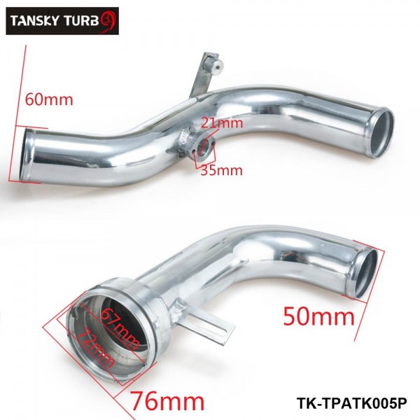 TANSKY - For Volkswagen VW Golf GTI MK5/MK6 2.0T Turbo Piping Kits/Aluminium Boost Pipe TK-TPATK005P