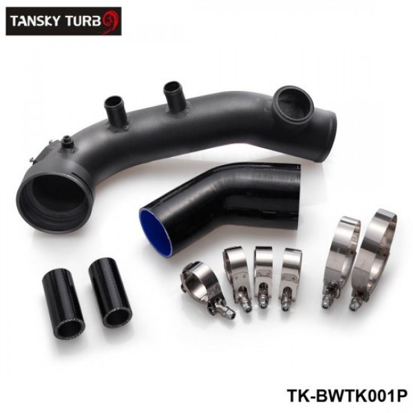 TANSKY Black Intake Charge pipe Aluminum OEM Replacement For BMW 335i
