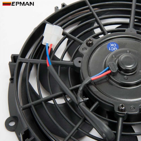 EPMAN 10" 12" 14" 16" Universal Slim Pull Push Racing Electric Radiator Engine Cooling Fan