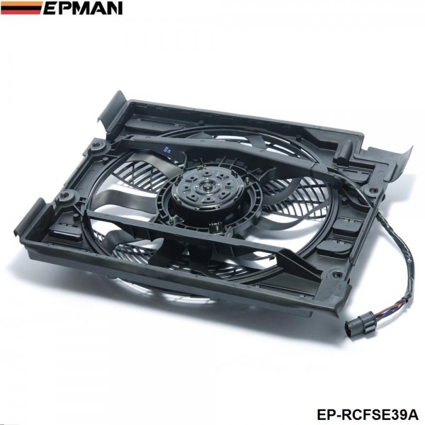 EPMAN - For BMW 5 Series E39 528 540 I 97 98 A/C Ac Radiator Condenser Cooling Fan 64548380780 EP-RCFSE39A