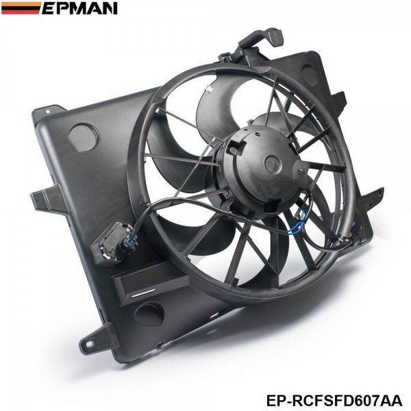EPMAN -AC Condenser Radiator Cooling Fan 1998-2000 For Lincoln Ford Mercury F8VZ8C607AA EP-RCFSFD607AA