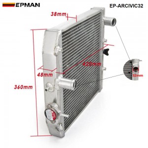  TANSKY Car 1Row Full Aluminum Racing Radiator For Honda Civic MT EJ EK DEL SOL EG 92-00 EP-ARCIVIC32