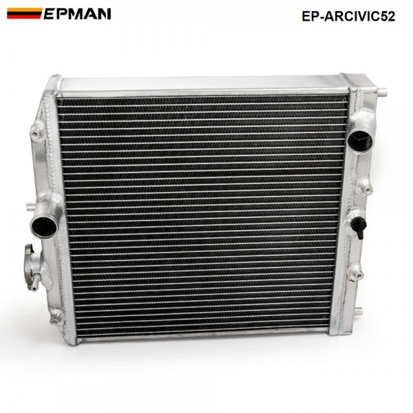 TANSKY - Car 3Row Full Aluminum Racing Radiator For Honda Civic MT EJ EK DEL SOL EG 92-00 52MM EP-ARCIVIC52