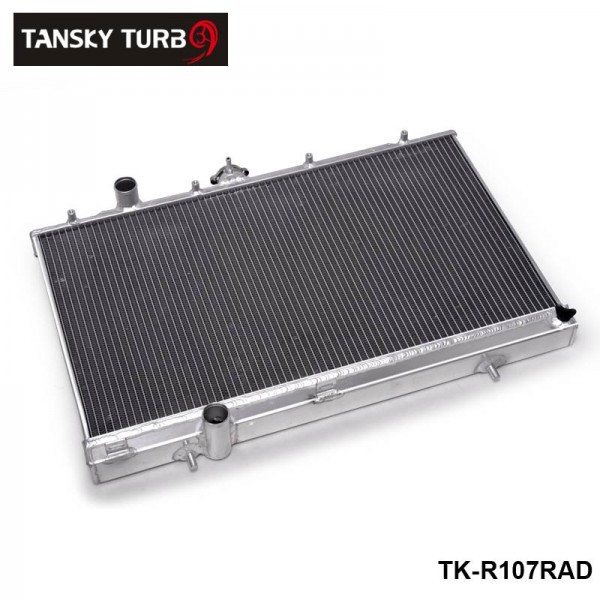 TANSKY For Mitsubishi Lancer Evo 4 5 6 Aluminium Radiator Rad Upgrade 42mm Core Depth 2-Row TK-R107RAD