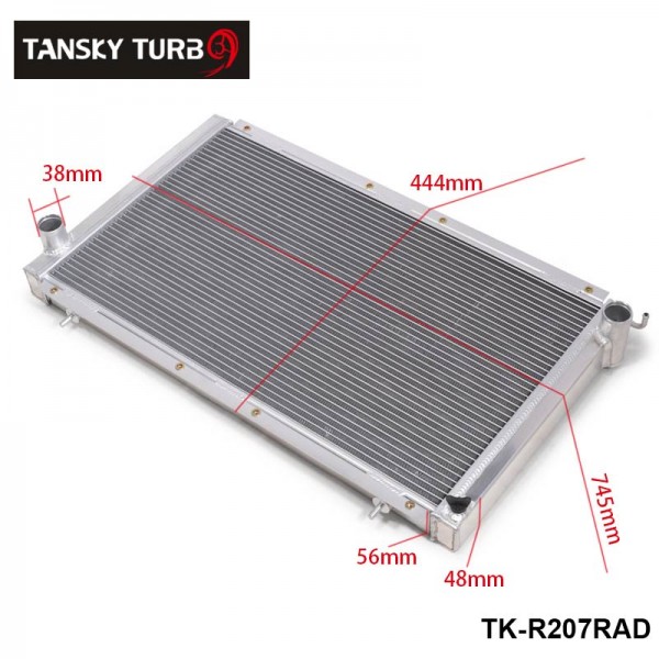 TANSKY Performance Radiator Manual aluminum 42mm 2 Row For 92-00 SUBARU IMPREZA WRX/Sti GC8 TK-R207RAD TANSKY Performance Radiator Manual aluminum 42mm 2 Row For 92-00 SUBARU IMPREZA WRX/Sti GC8 TK-R207RAD