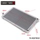 TANSKY Performance Radiator Manual aluminum 42mm 2 Row For 92-00 SUBARU IMPREZA WRX/Sti GC8 TK-R207RAD