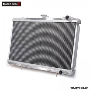TANSKY -Performance 50mm 2 Row Alloy aluminum radiator For Nissan Skyline R32 RB20/25 89-93 Manual TK-R299RAD