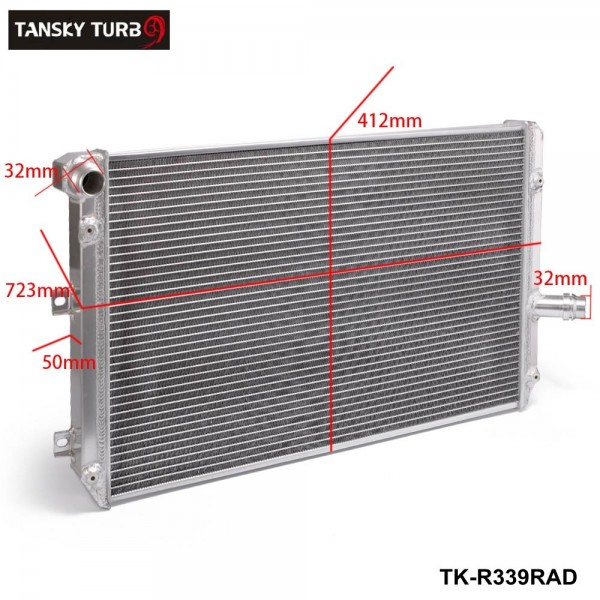  TANSKY Racing For VW Golf Gti MK5 MT 06-10 Manual 2 Row Full Alloy Racing Cooling Radiator TK-R339RAD