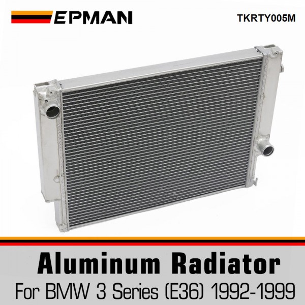 EPMAN For 1988-1999 BMW E36 E30 Z3/325i/320i/323i/328i M3 MT 2 Row Performance Aluminum Radiator TKRTY005M EPMAN For 1988-1999 BMW E36 E30 Z3/325i/320i/323i/328i M3 MT 2 Row Performance Aluminum Radiator TKRTY005M
