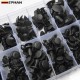 EPMAN 240 PCS Plastic Rivets Fastener Fender Bumper Push Pin Clips Free Remover Tool EPSLK240F