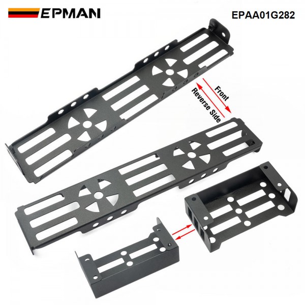 EPMAN Car Seat Brackets Storage Basket,Storage Tray for Toyota Tacoma 2005-2023 for Toyota 4Runner for Lexus GX470/460 2003-2023 EPAA01G282