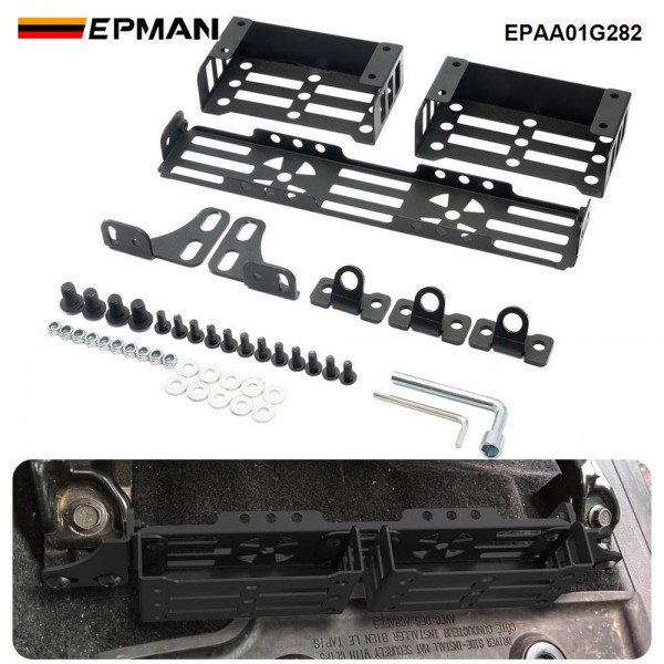 EPMAN Car Seat Brackets Storage Basket,Storage Tray for Toyota Tacoma 2005-2023 for Toyota 4Runner for Lexus GX470/460 2003-2023 EPAA01G282