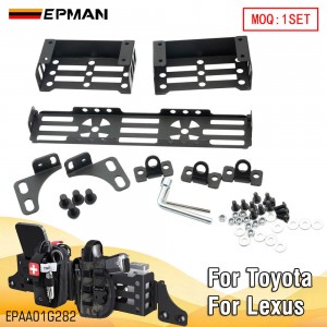 EPMAN Car Seat Brackets Storage Basket,Storage Tray for Toyota Tacoma 2005-2023 for Toyota 4Runner for Lexus GX470/460 2003-2023 EPAA01G282