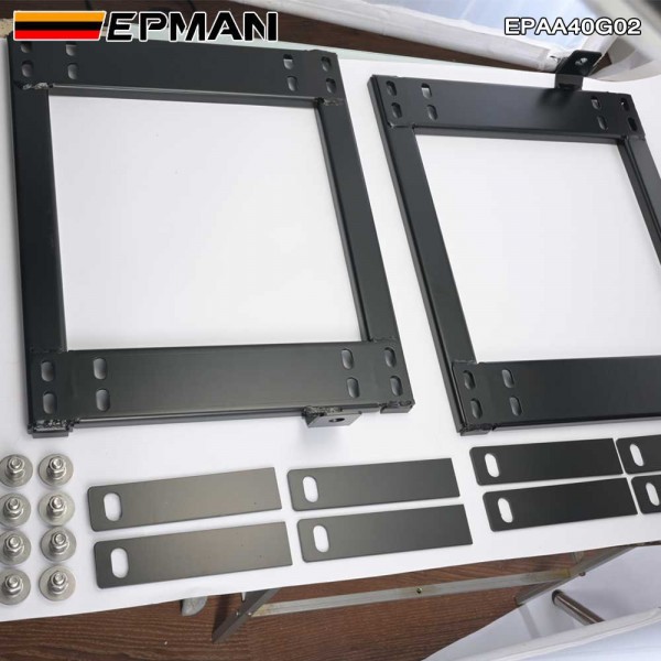 EPMAN Vehicle Universl Racing Seat Mount Brackets  bracket Rail for L/R model EPAA40G02