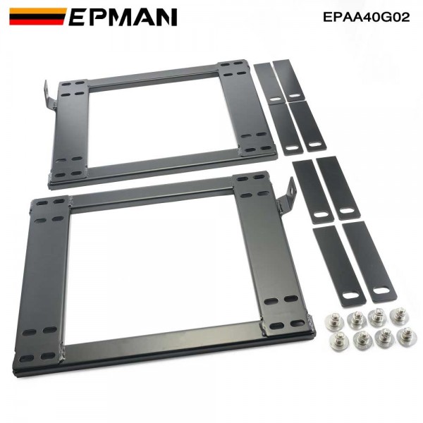 EPMAN Vehicle Universl Racing Seat Mount Brackets  bracket Rail for L/R model EPAA40G02