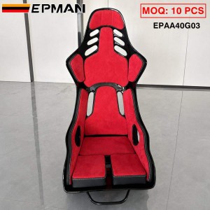 TANSKY Carbon Fiber Racing Seat Universal Sport Bucket Seat Lightweight Track Day Style Black EPAA40G03 (MOQ 10 PCS)