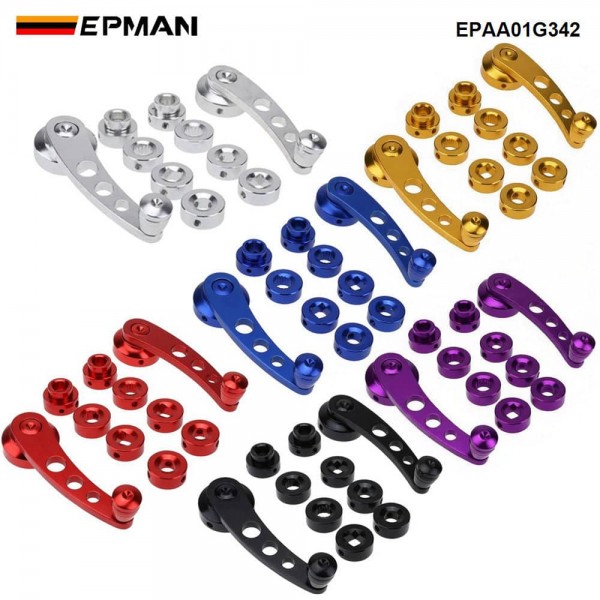 EPMAN Universal Window Crank Handle Kit CNC Precision Cut Solid Billet Aluminum Direct Replacement for Toyota Honda Ford Nissan & More Hard Anodized EPAA01G342