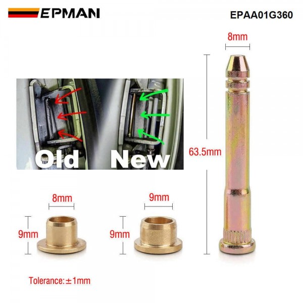 EPMAN Heavy Duty Door Hinge Pin Bushing Kit for Honda Civic Accord CR-V CRX CX DX EX SI EPAA01G360