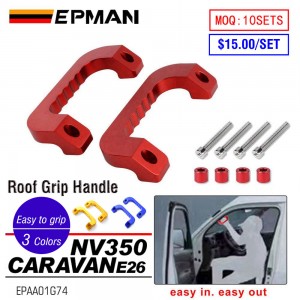 EPMAN For Nissan Caravan NV350 E26 Genuine Replacement Assist Grip Auxiliary Grip Driver + Passenger Seat 2-Piece Set Aluminum Accessories Custom Interior Parts EPAA01G74