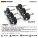 EPMAN Hard Top Quick Removal D-Ring Thumb Screws Billet Aluminum For Jeep Wrangler JK & JL 2007-2024 EPAA08G31 EPMAN Hard Top Quick Removal D-Ring Thumb Screws Billet Aluminum For Jeep Wrangler JK & JL 2007-2024 EPAA08G31