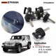 EPMAN Hard Top Quick Removal D-Ring Thumb Screws Billet Aluminum For Jeep Wrangler JK & JL 2007-2024 EPAA08G31 EPMAN Hard Top Quick Removal D-Ring Thumb Screws Billet Aluminum For Jeep Wrangler JK & JL 2007-2024 EPAA08G31