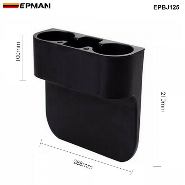 EPMAN 40PCS/CARTON Auto Car Seat Gap Catcher Organizer Storage Box Pocket w/ Cup Holder Right Side EPBJ125-40T 