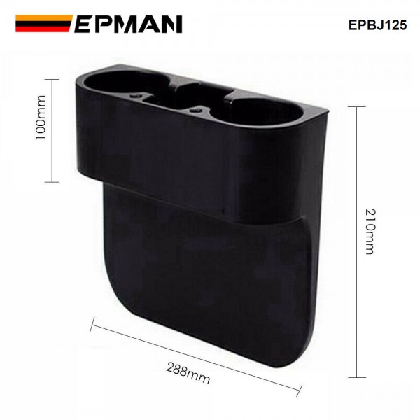 EPMAN 40PCS/CARTON Auto Car Seat Gap Catcher Organizer Storage Box Pocket w/ Cup Holder Right Side EPBJ125-40T 