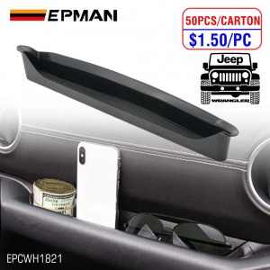 EPMAN 50PCS/CARTON Passenger Storage Tray Organizer Grab Handle Accessory Box For 2018-2023 Jeep Wrangler JL JLU & Jeep Gladiator JT EPCWH1821-50T