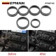 EPMAN 20SETS/CARTON Aluminum Alloy Air Conditioner Audio Volume Tune 4WD Switch Knob Ring Interior Covers Trim for Ford F150 XLT 2016-2020 EPNSF150-20T