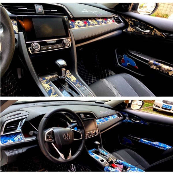 50*145cm JDM Japanese Style Automotive Interior Sticker Self-adhesive Tape with Adhesive and Wind Cloth Car Interior Car Sticker EPAA02G02 50*145cm JDM Japanese Style Automotive Interior Sticker Self-adhesive Tape with Adhesive and Wind Cloth Car Interior Car Sticker EPAA02G02
