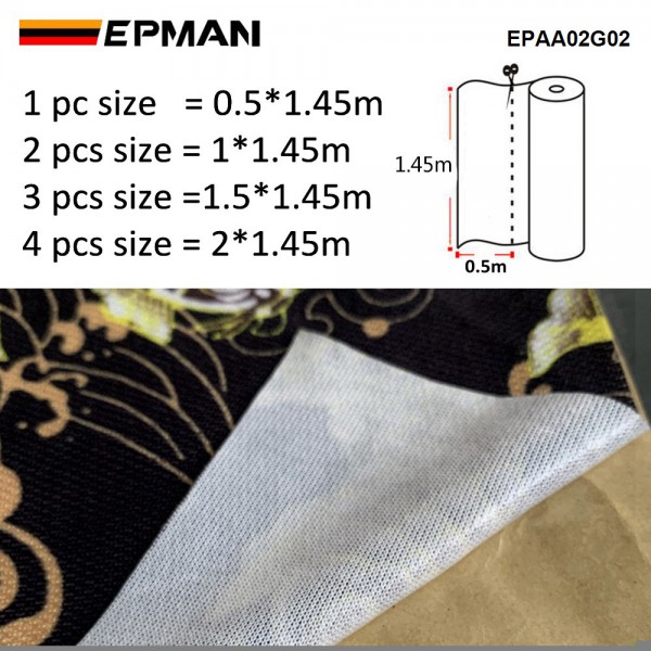 50*145cm JDM Japanese Style Automotive Interior Sticker Self-adhesive Tape with Adhesive and Wind Cloth Car Interior Car Sticker EPAA02G02 50*145cm JDM Japanese Style Automotive Interior Sticker Self-adhesive Tape with Adhesive and Wind Cloth Car Interior Car Sticker EPAA02G02