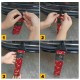 EPMAN 20PCS/LOT Universal JDM Sakura Blossom Black High Strength Tow Towing Strap Hook Front/Rear Bumper EPAA02G03-20PCS