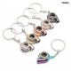 Metal Car Parts Model Key Chain Engine Turbocharger Keyring YSK04