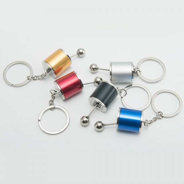 Metal Alloy 6-Speed Gear Shift Gearbox Key Ring Keyring Keychain Gifts YSK01